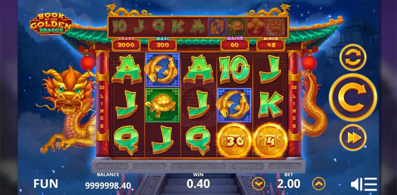 Book of the Golden Dragon gameplay screenshot