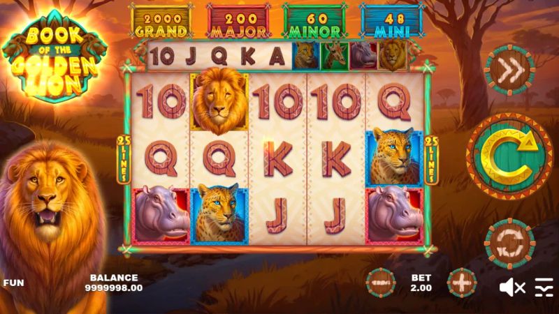 Book of the Golden Lion gameplay screenshot