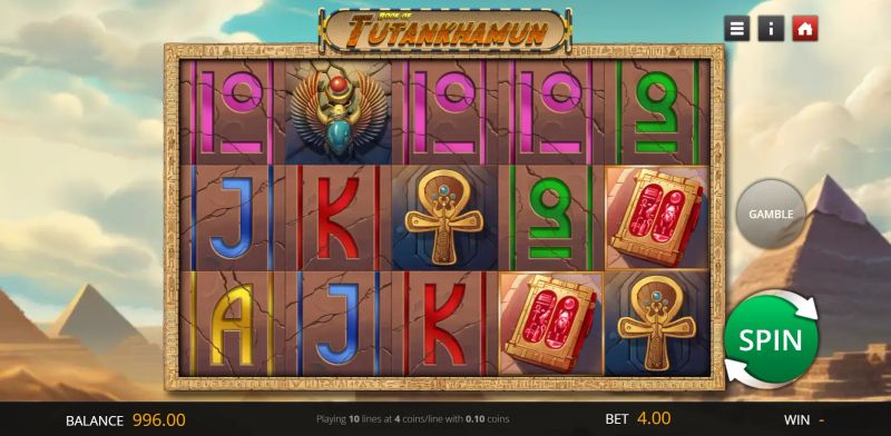 Book of Tutankhamun gameplay screenshot