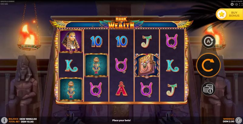 Book of Wealth gameplay screenshot