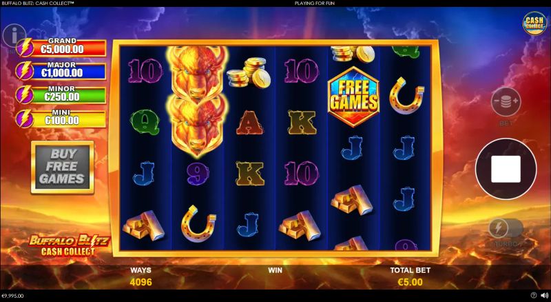 Buffalo Blitz: Cash Collect gameplay screenshot