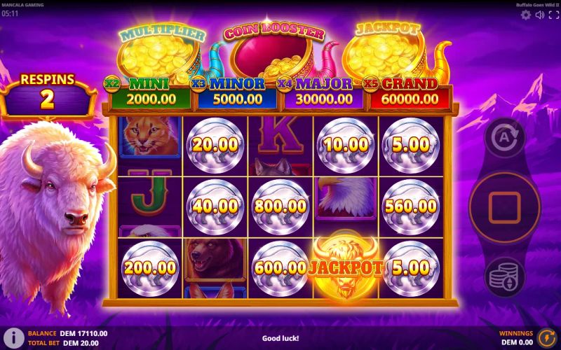 Buffalo Goes Wild II gameplay screenshot