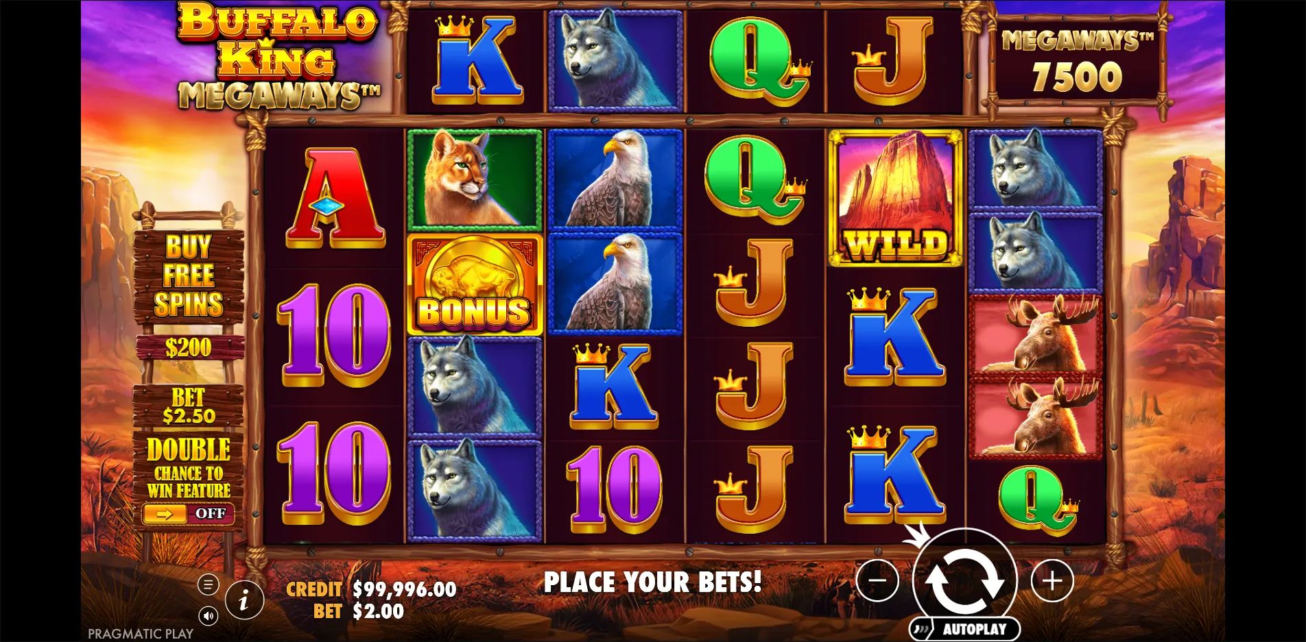 Buffalo King Megaways - screenshot 2