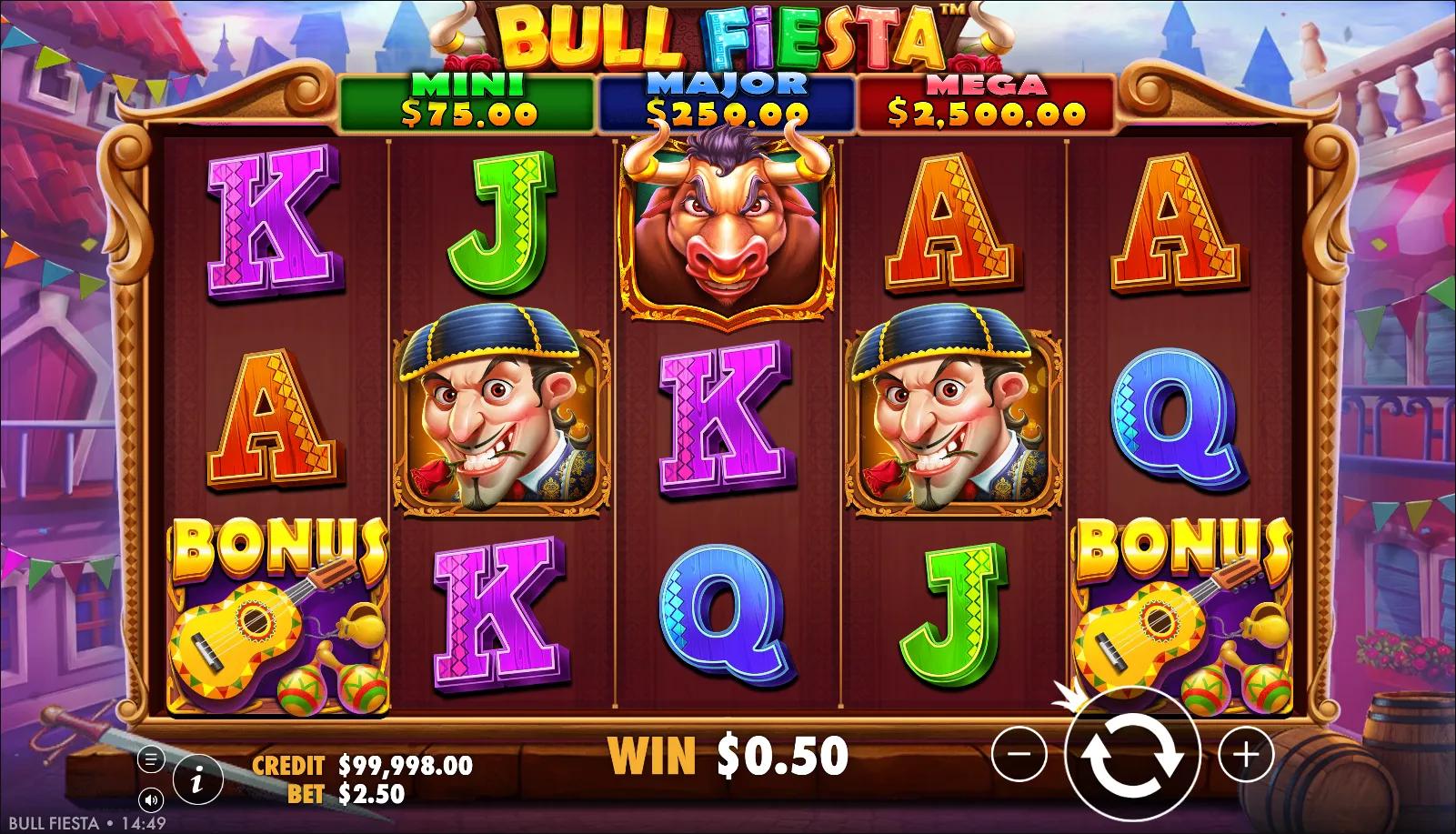 Bull Fiesta - Free Spins active on Pragmatic Play's Animals slot