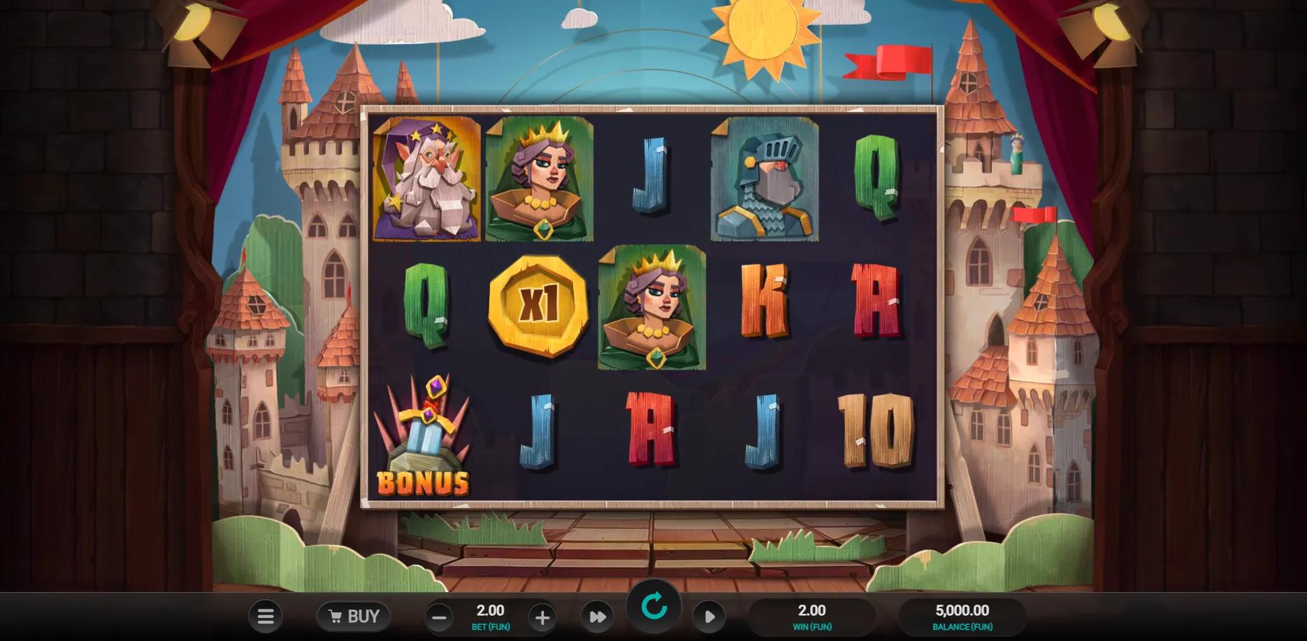 Camelot Cash slot gameplay screenshot