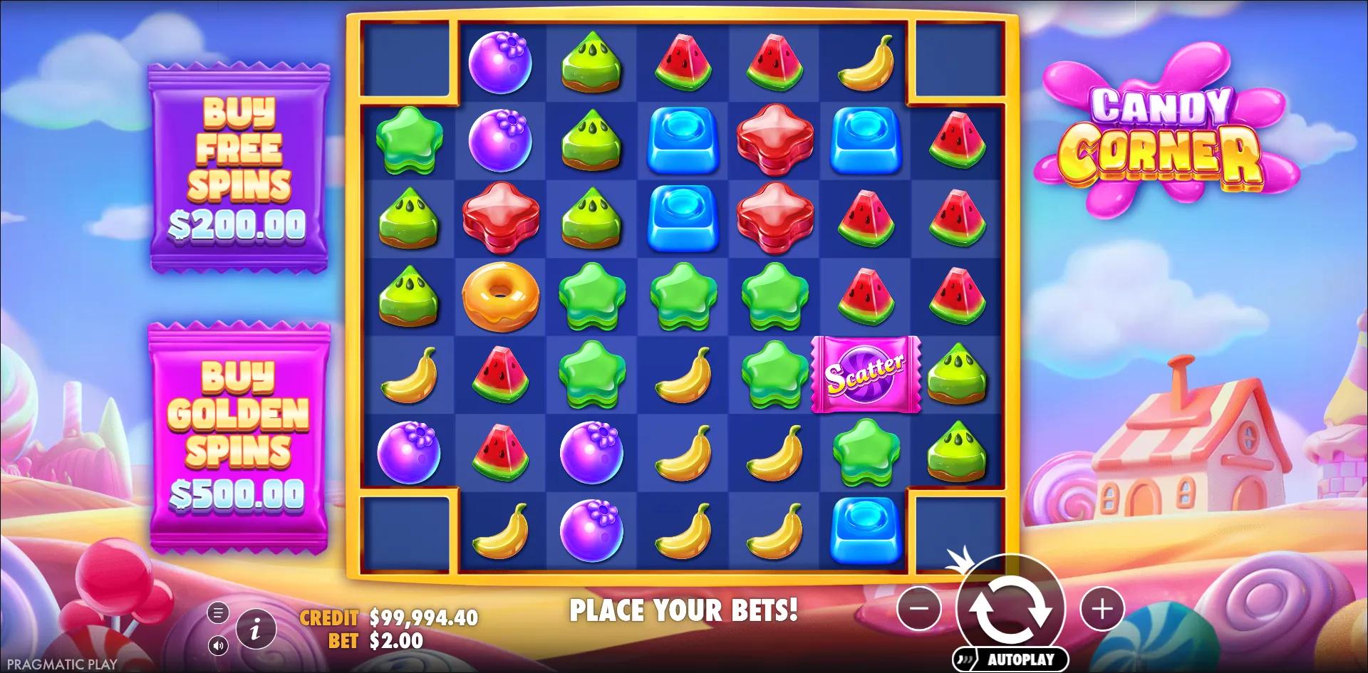 Candy Corner - Big Symbols active on Pragmatic Play's Candy slot