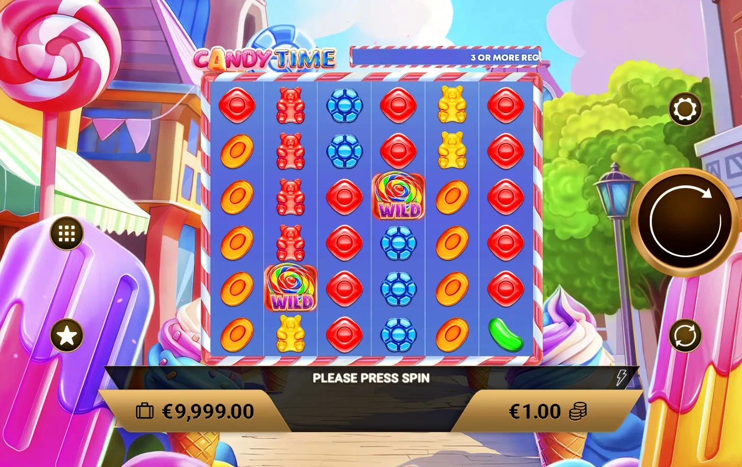 Candy Time slot gameplay screenshot