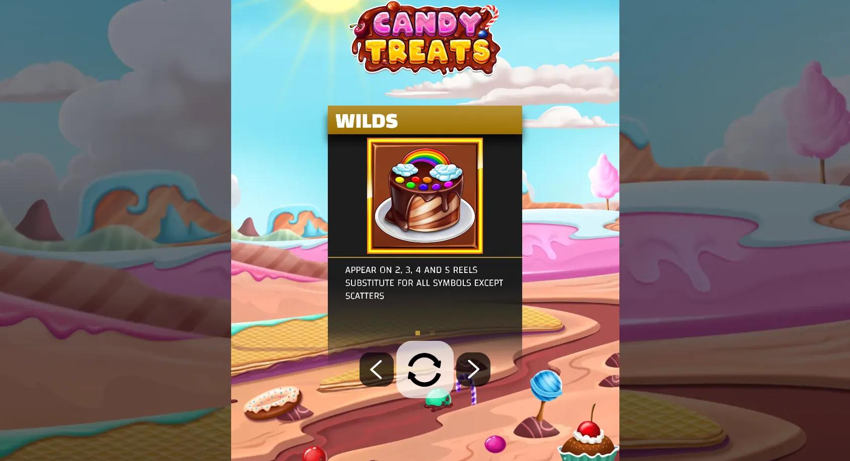 Candy Treats slot gameplay screenshot