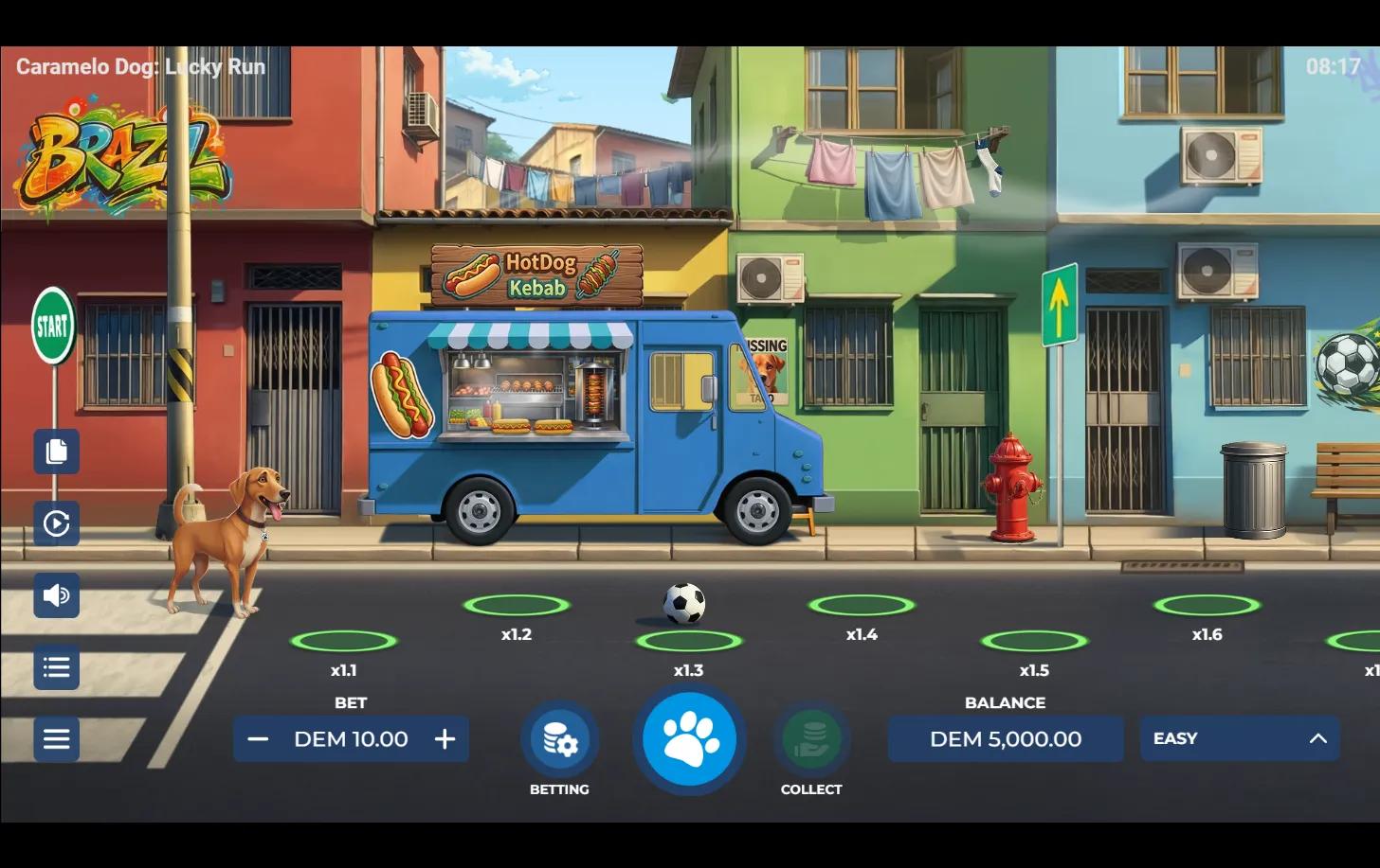 Caramelo Dog: Lucky Run slot gameplay screenshot