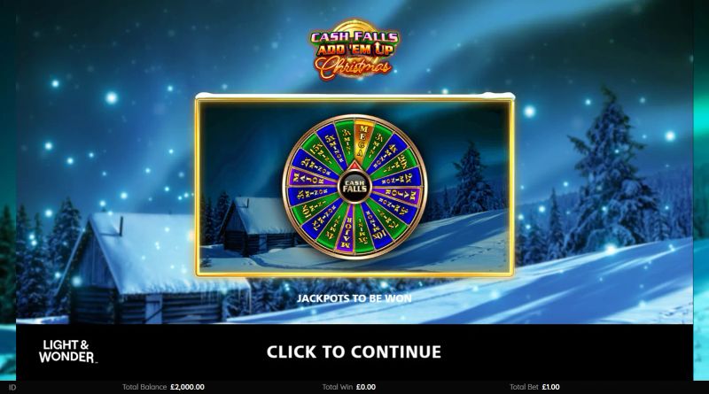 Cash Falls Add 'Em Up Christmas gameplay screenshot