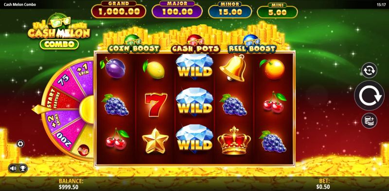 Cash Melon Combo gameplay screenshot