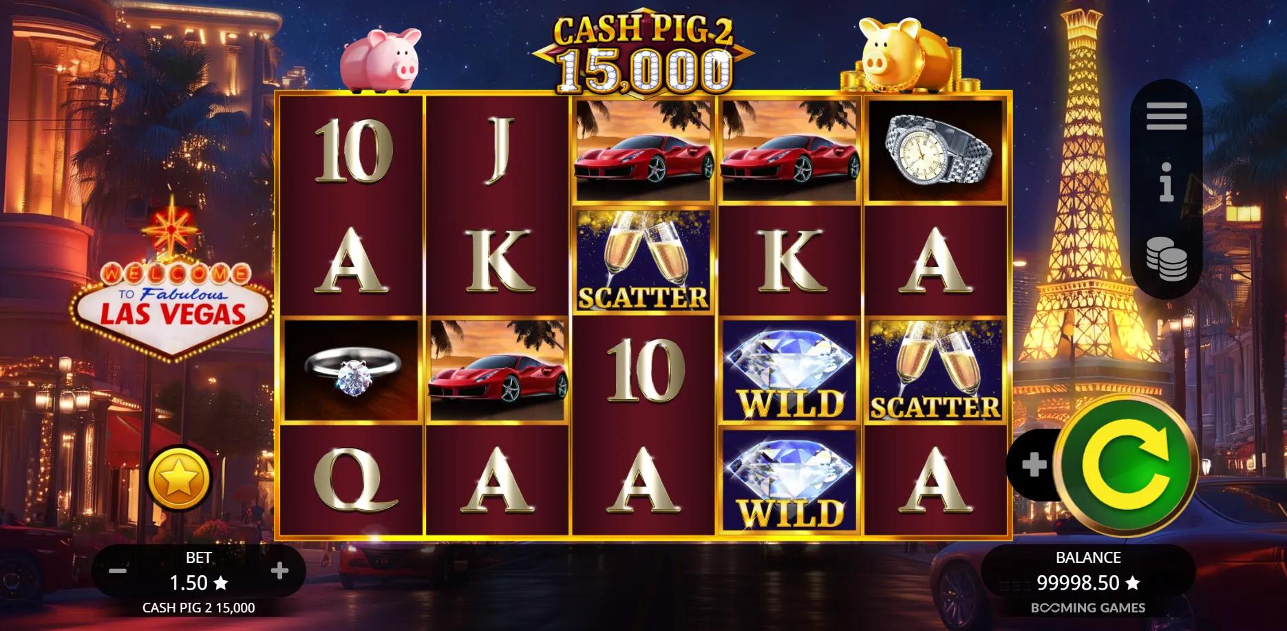 Cash Pig 2 15,000 slot gameplay screenshot