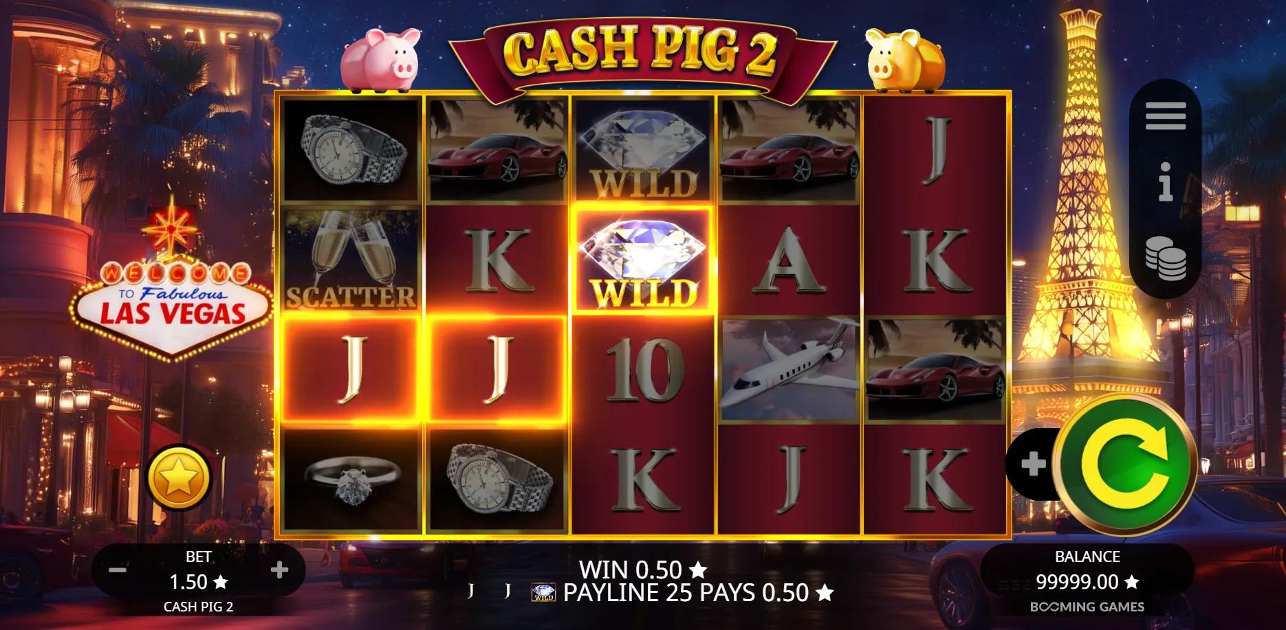 Cash Pig 2 slot gameplay screenshot