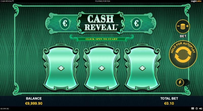 Cash Reveal gameplay screenshot