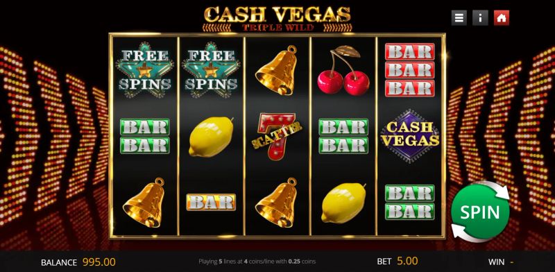 Cash Vegas Triple Wild gameplay screenshot