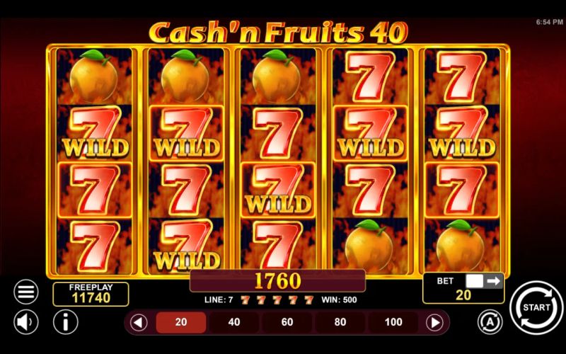 Cash'n Fruits 40 gameplay screenshot