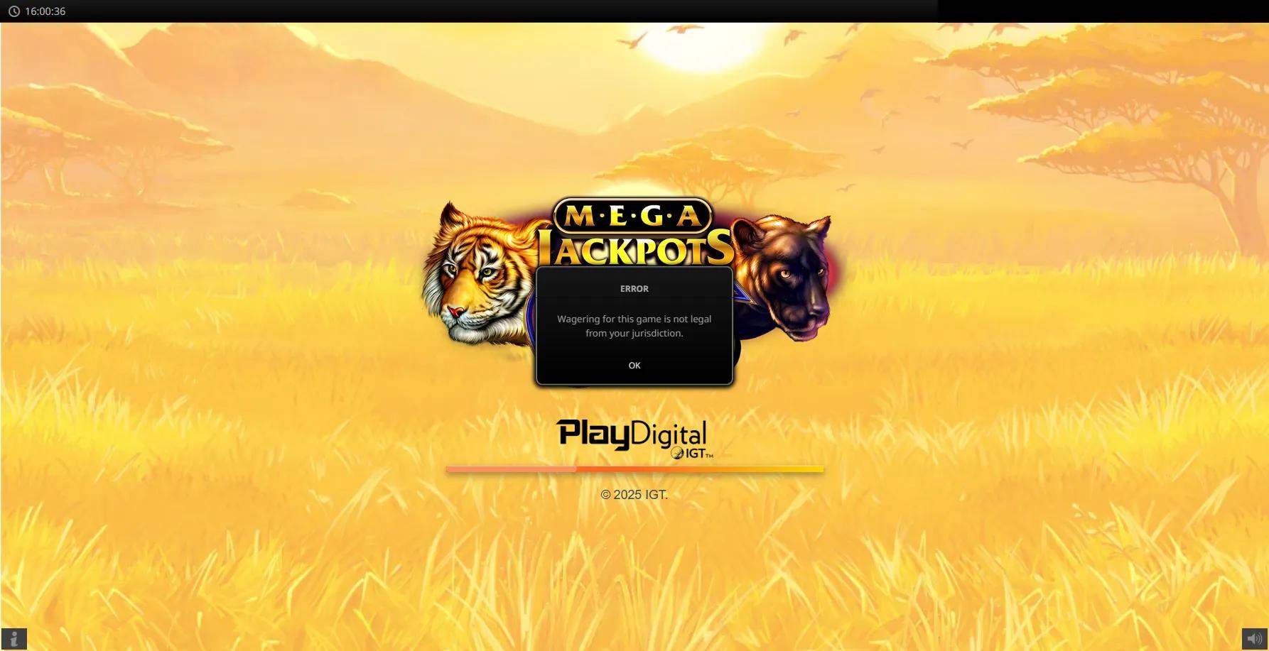 Cats MegaJackpots slot gameplay screenshot