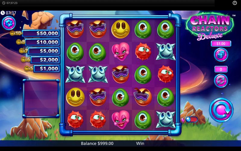 Chain Reactors Deluxe gameplay screenshot