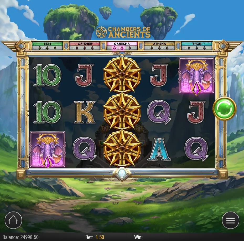 Play'n GO's Chambers of Ancients slot - Adventure theme, high volatility action