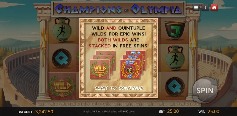 Champions of Olympia gameplay screenshot