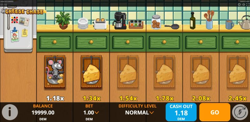 Cheese Chase gameplay screenshot