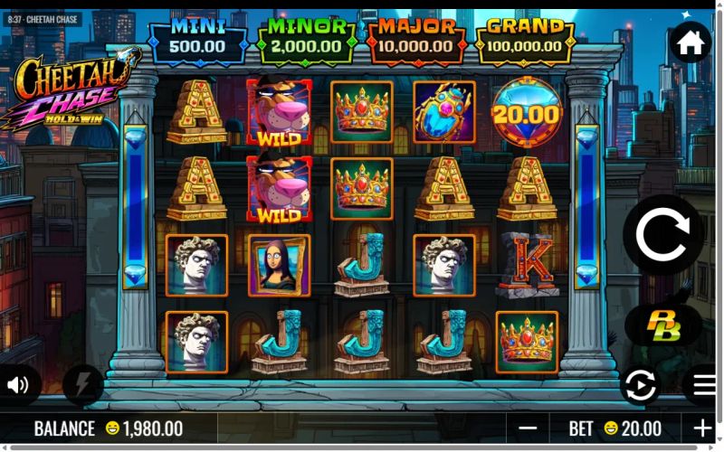 Cheetah Chase gameplay screenshot