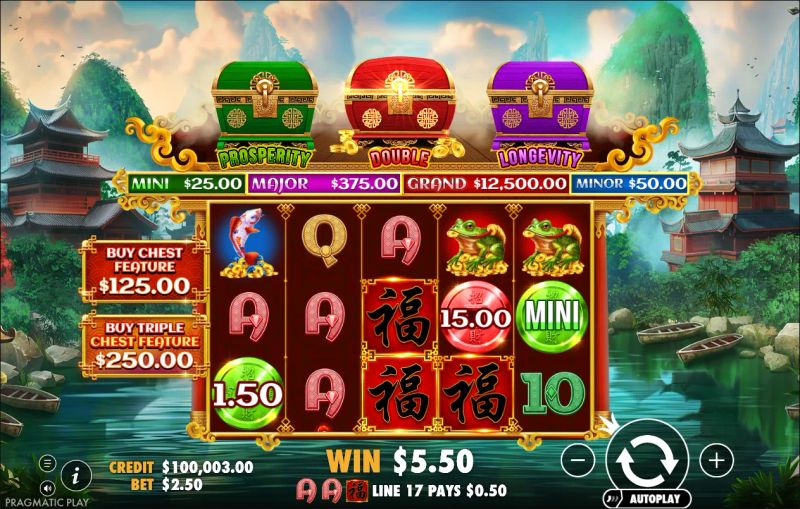 Chests of Cai Shen gameplay screenshot