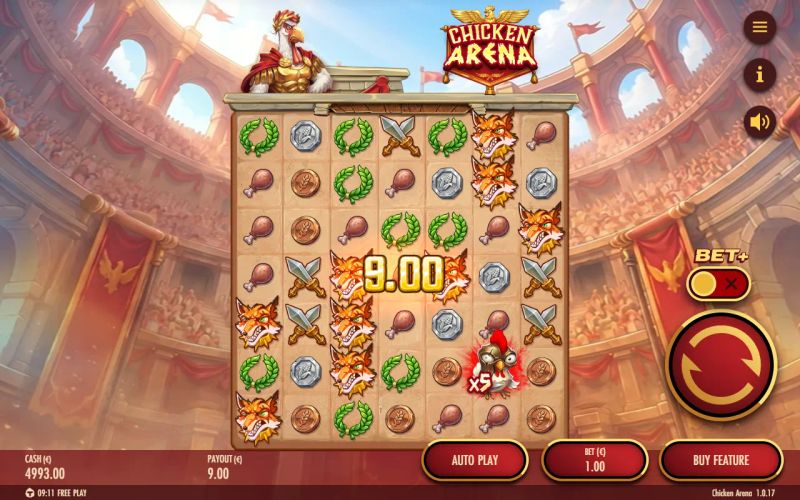 Chicken Arena gameplay screenshot