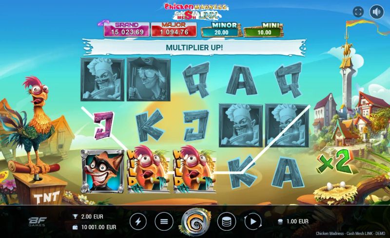 Chicken Madness - Cash Mesh LINK gameplay screenshot