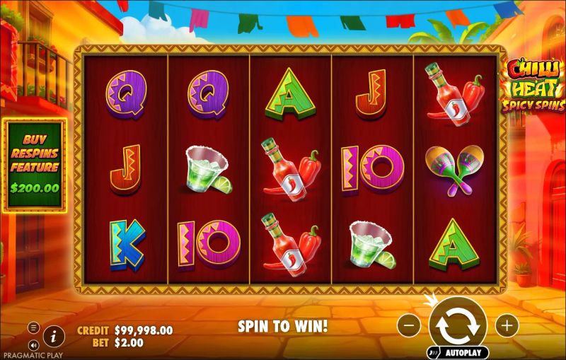 Chilli Heat Spicy Spins gameplay screenshot