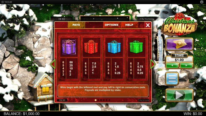Christmas Bonanza gameplay screenshot