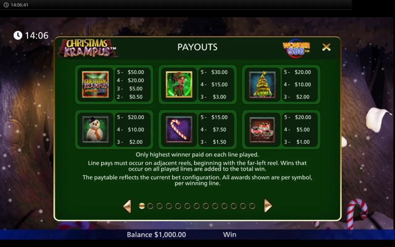 Christmas Krampus Wonder 500 gameplay screenshot