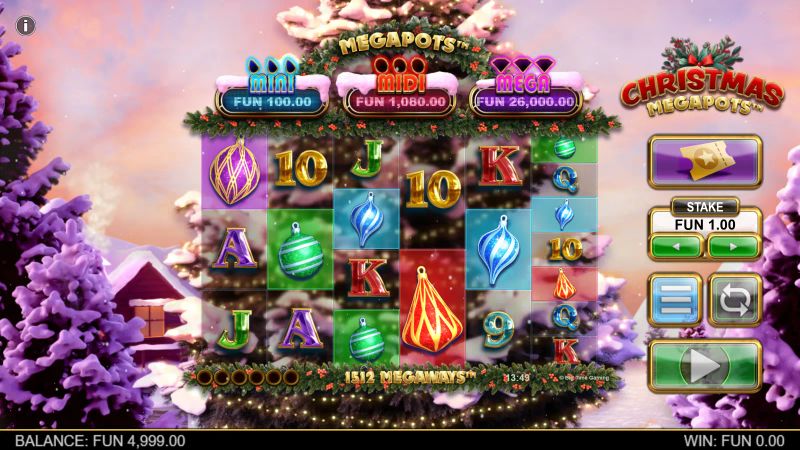 Christmas Megapots gameplay screenshot