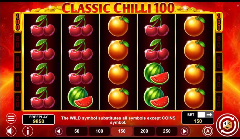 Classic Chilli 100 gameplay screenshot