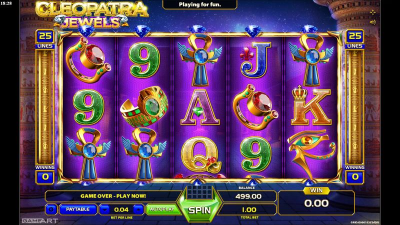 Cleopatra Jewels gameplay screenshot