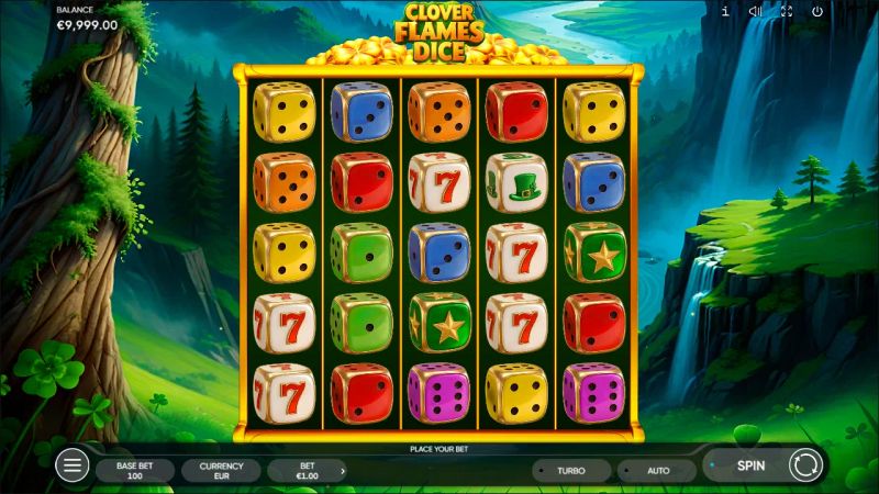 Clover Flames Dice gameplay screenshot