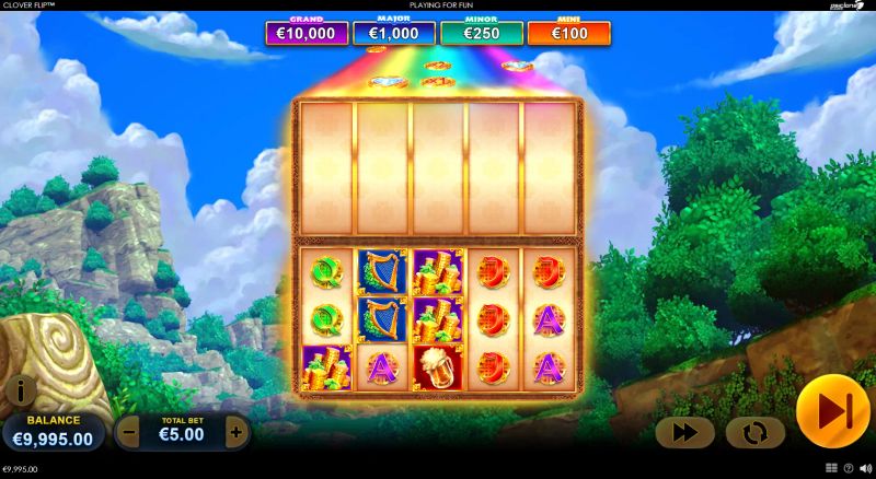 Clover Flip gameplay screenshot