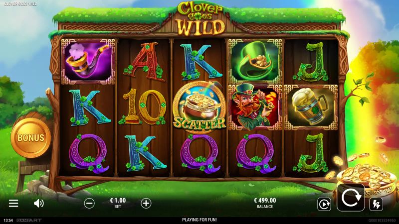 Clover Goes Wild gameplay screenshot