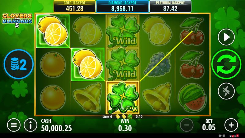 Clovers and Diamonds 5 gameplay screenshot