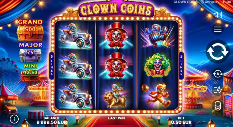 Clown Coins gameplay screenshot