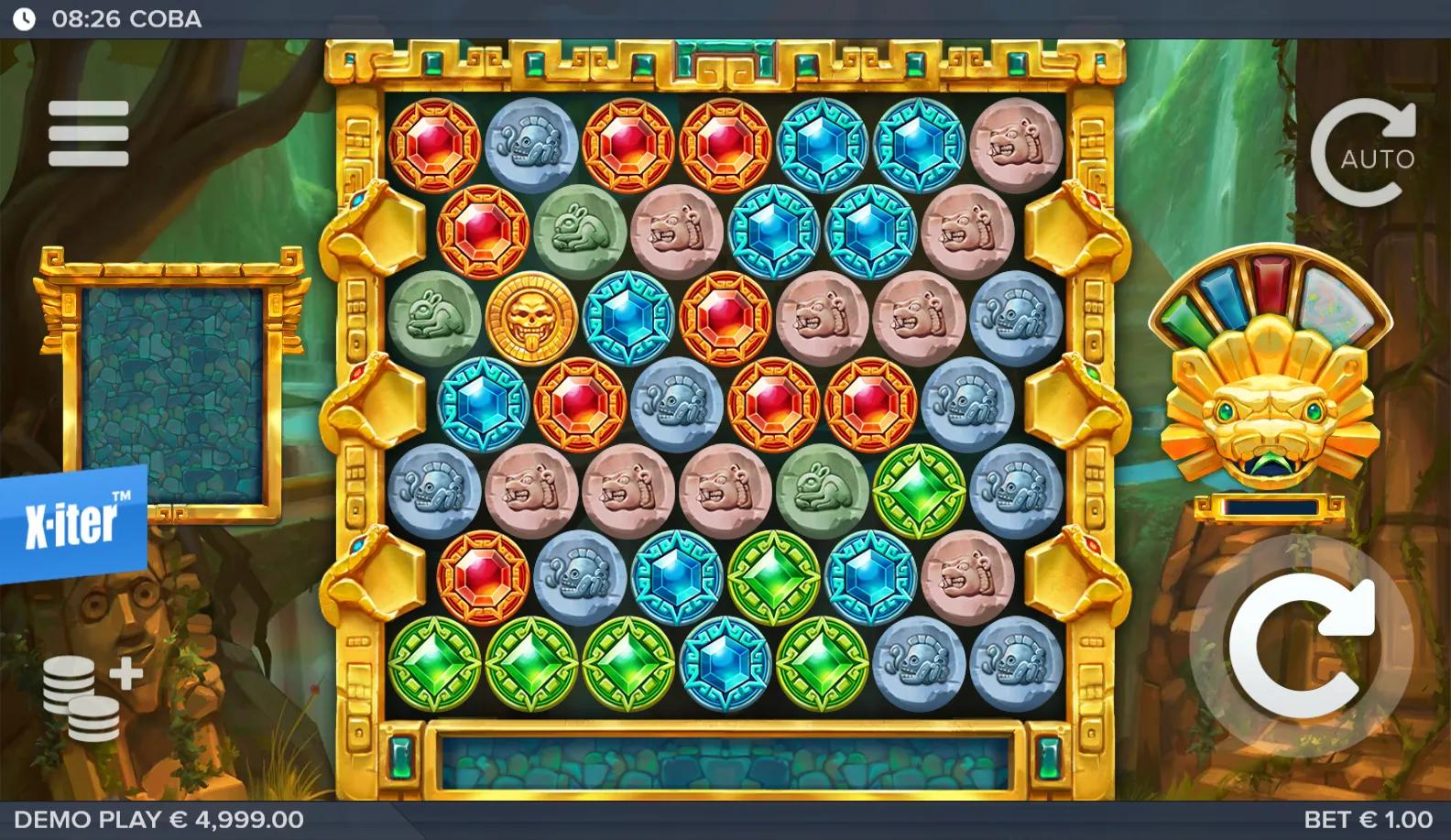 Coba by ELK Studios with Buy Bonus on Aztec-themed reels