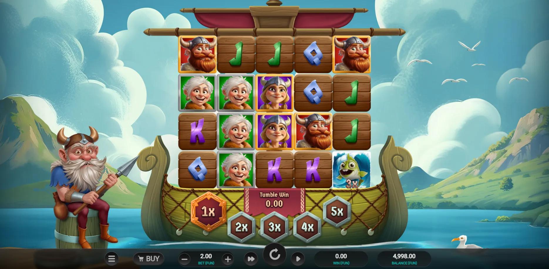 Cod of Thunder Dream Drop slot gameplay screenshot