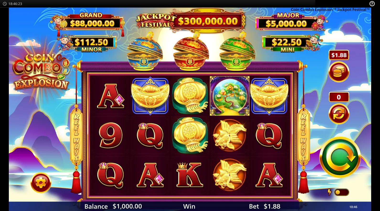 Coin Combo Explosion Jackpot Festival gameplay screenshot