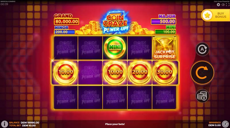 Coin Craze PowerUp gameplay screenshot