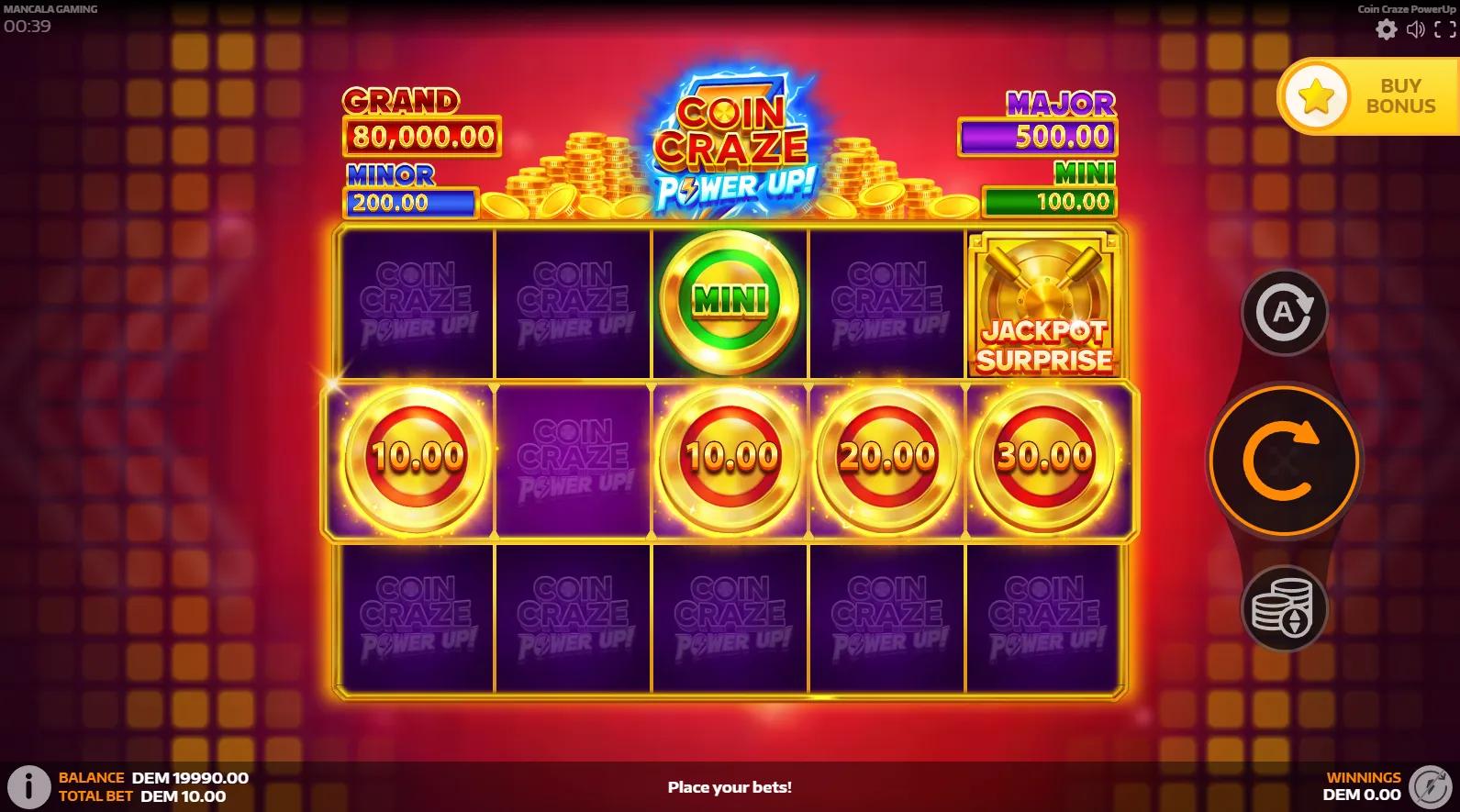 Coin Craze PowerUp gameplay screenshot