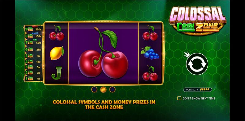 Colossal Cash Zone gameplay screenshot