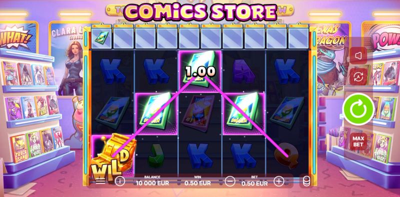 Comics Store gameplay screenshot