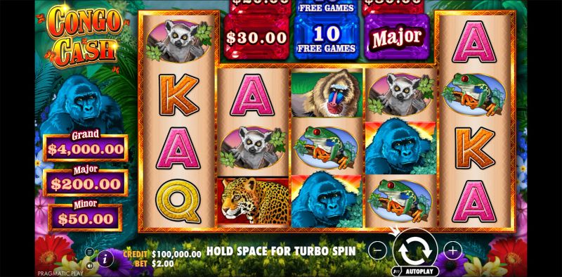 Congo Cash gameplay screenshot