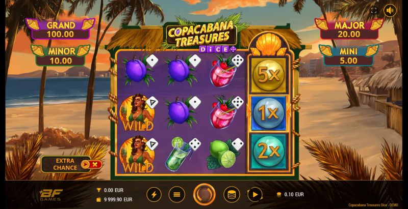 Copacabana Treasures Dice gameplay screenshot