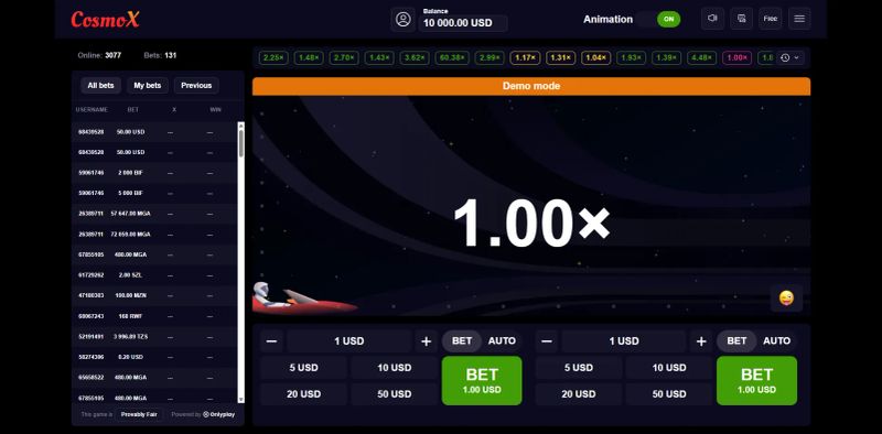 CosmoX gameplay screenshot